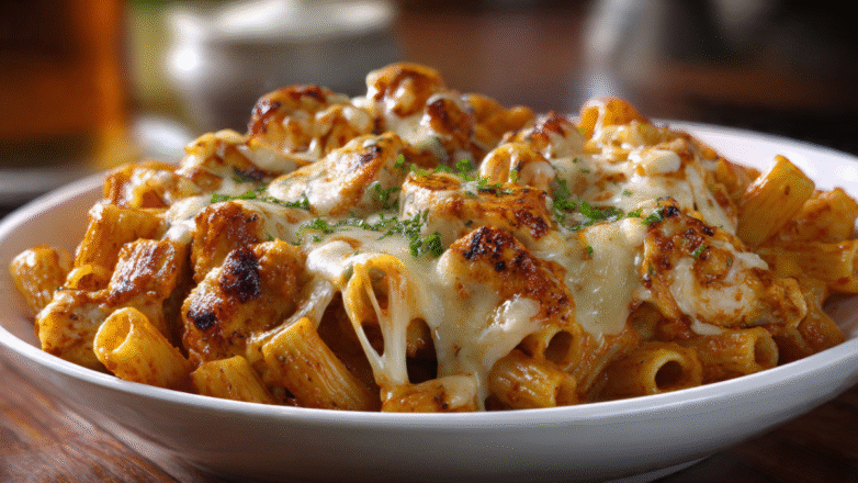 Quick Chicken Mozzarella Pasta